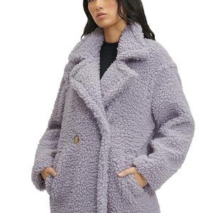 UGG Women's Lavender Sherpa Coat